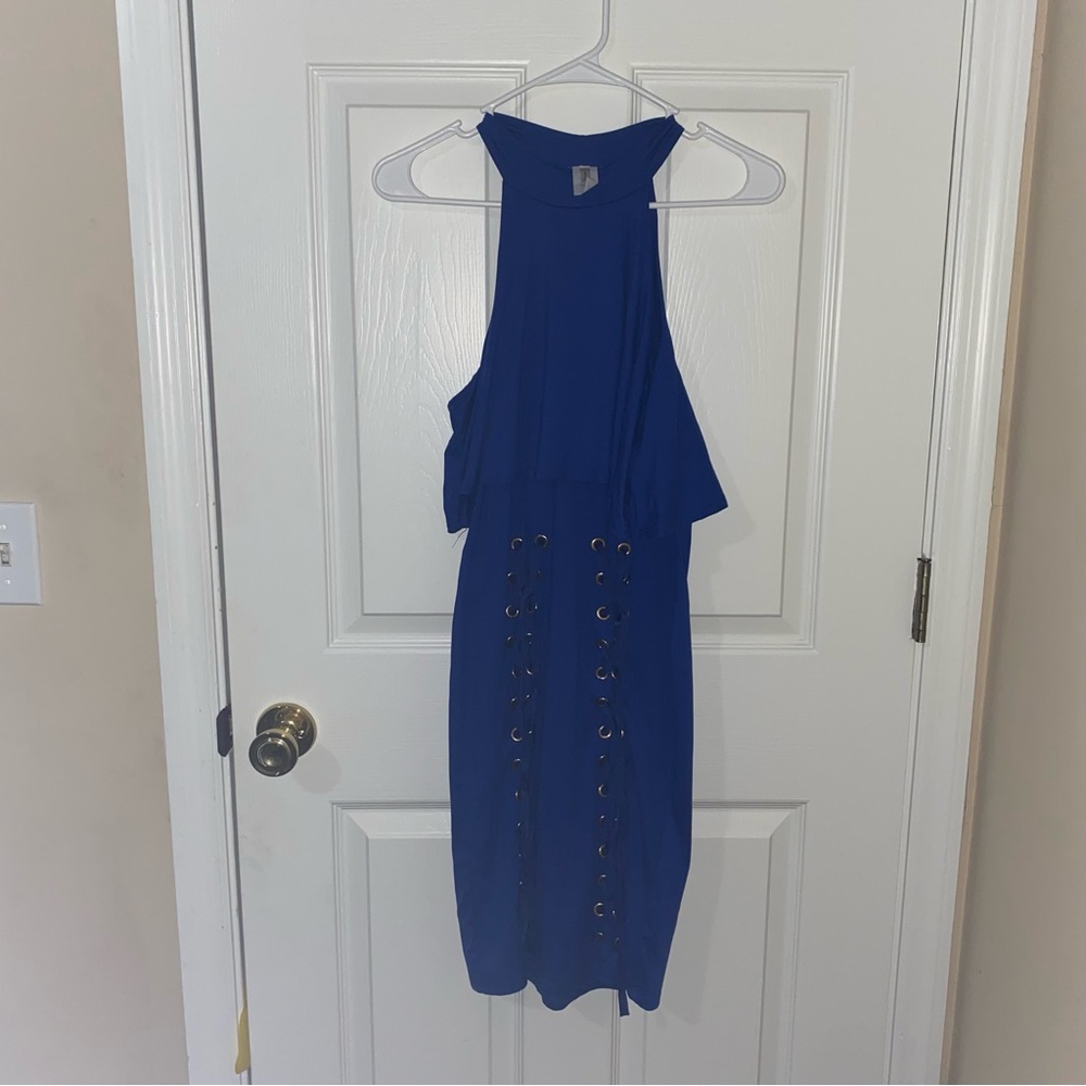 Royal Blue Sleeveless Dress